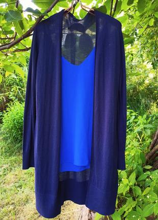 Удлиненная накидка,кардиган распашной,вискоза,40-46разм.,next.