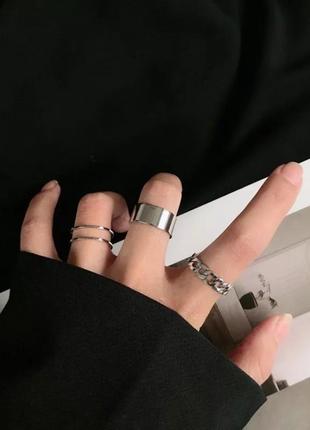 Набір кілець стильні кільця 7