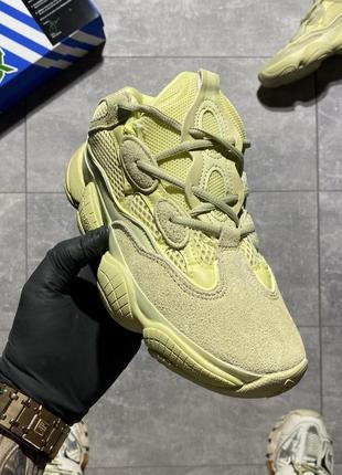 Green yeezy 500 best sale