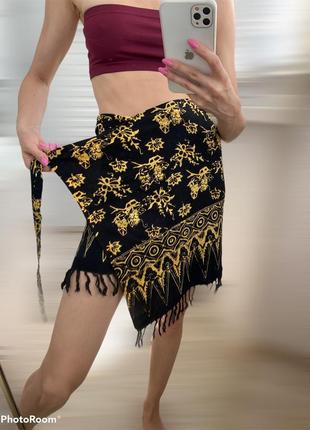 100% хлопок. парэо на пляж