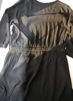 Платье other stories, черное, с рукавом, свободное 4