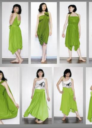 Оригинальное и необычное платье трансформер эмами, множество способов ношения10 фото