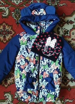 Куртка демисезоная мини маус