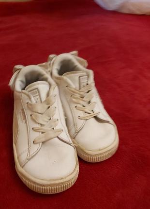 Кожанные кроссовки puma