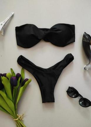 Роздільний брендовий купальник бандо бікіні