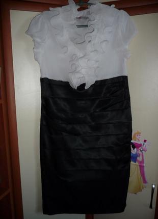 Шикарное деловое,нарядное платье 48 размер,турция