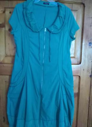 Платье - туника на молнии