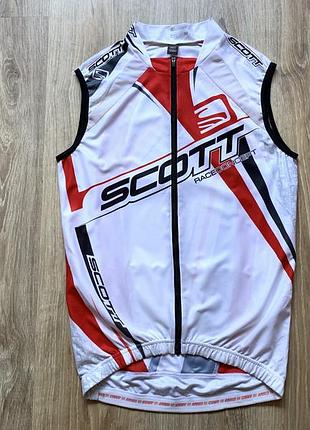 Мужская термо вело жилетка scott