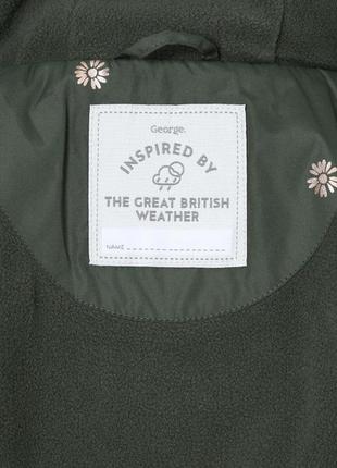 Ветровка куртка на флисовой подкладке для девочки бренд george4 фото