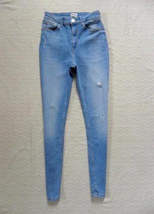 Стильные джинсы скини с высокой талией only2 фото