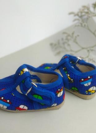Тапочки дитячі взуття для хлопчиків текстильні пінетки5 фото