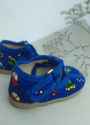 Тапочки дитячі взуття для хлопчиків текстильні пінетки4 фото
