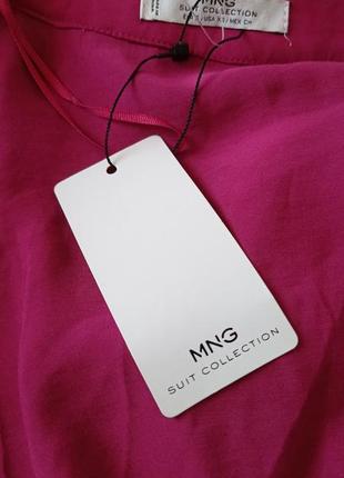 Блуза цвета фуксии mango5 фото