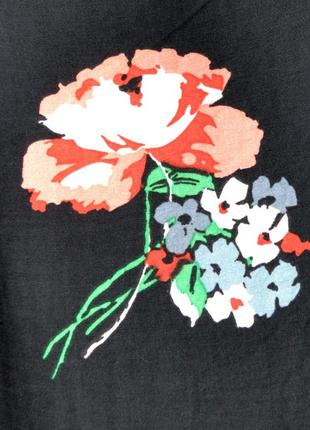 Легкая вискозная в цветочный принт юбка а-образного кроя от бренда – атмospherе4 фото