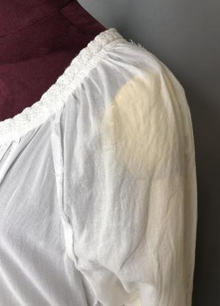 Odd molly белая блуза в этно стиле вышиванка хлопок сбоводна бебидолл rundholz owens4 фото