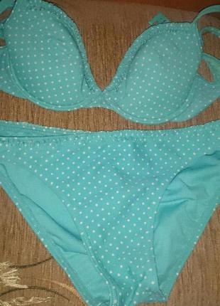 Стильний бірюзовий купальник р36esprit