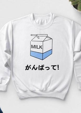 Світшот в стилі аніме «milk»