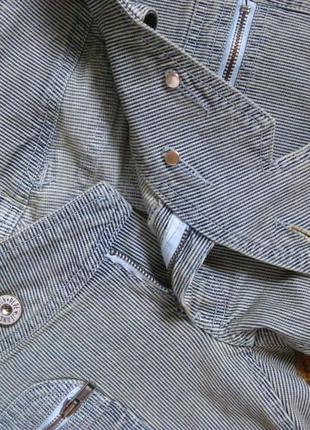 Джинсы узкие суженные скинни микрополоска винтаж pepe jeans ☕ 31w-32l / наш 46-48рр5 фото