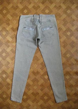 Джинсы узкие суженные скинни микрополоска винтаж pepe jeans ☕ 31w-32l / наш 46-48рр7 фото