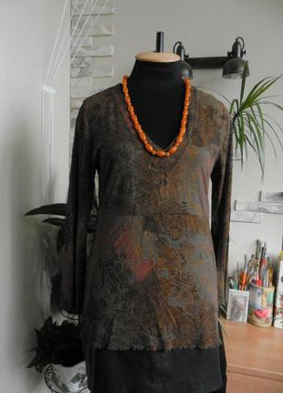 Цветная,симпатичная блузка из вискозы