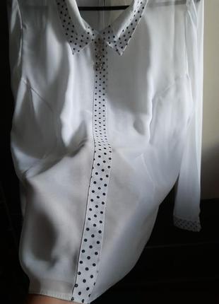 Нарядная белая блуза5 фото