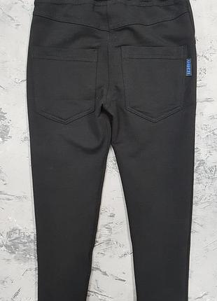 Приталені чорні штани 2