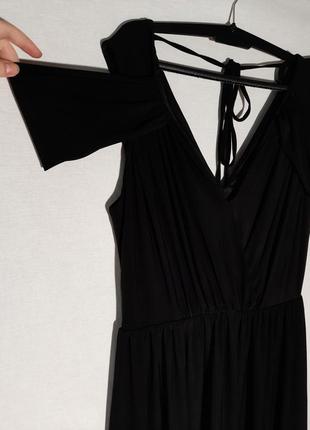 Черное вечернее нарядное платье большого размера asos3 фото
