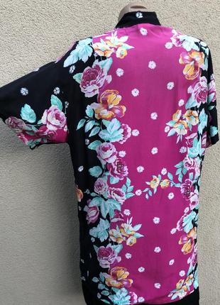Вінтаж,блуза,сорочка,туніка,віскоза,італія,aquasuit by la perla6 фото