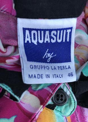 Вінтаж,блуза,сорочка,туніка,віскоза,італія,aquasuit by la perla7 фото
