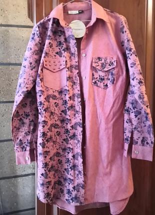 Сорочка туніка смесовий льон 7