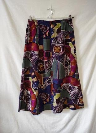 Ідеальна кольорова міді спідниця юбка2 фото