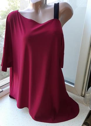 Модная ассиметричная туника блуза2 фото
