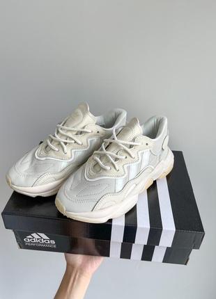 Кроссовки женские adidas ozweego celox белые (адидас озвиго, кросівки)5 фото
