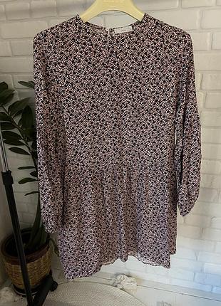 Платье mango в цветочный принт