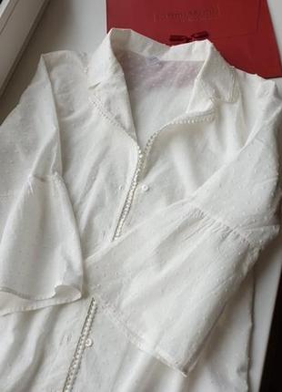 Потрясающий жакет-блуза из хлопка от бренда intimissimi