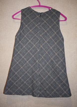 Сарафан в клетку zara 3