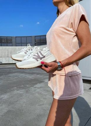 Стильные женские кроссовки mlb sneakers white4 фото