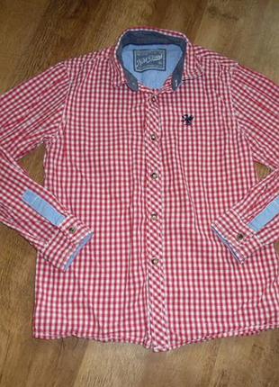 Классная школьная рубашка на 9 лет с длинным рукавом в идеале