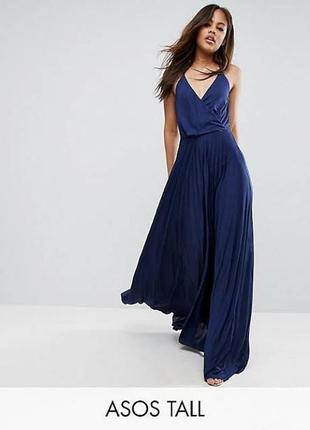 Длинное платье с красивой спинкой asos 12 р