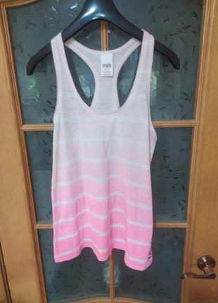 Майка топив полоску от pink by victoria's secret,p. m