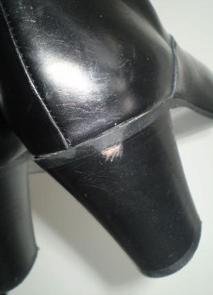 Жіночі шкіряні черевики la ross італія 39р. ручна робота, нюанс8 фото