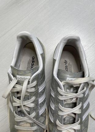 Кроссовки adidas superstar silver/white, серебро4 фото