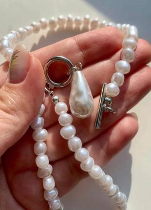 Кольє перли перлини