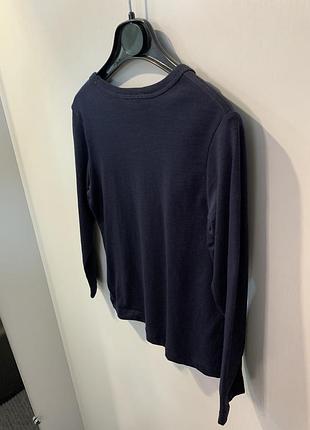 Дитячий синій лонгслив h&m на хлопчика 6