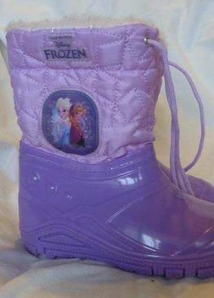 Frozen, зимові чоботи сноубутсы 31р-20-20,5 см, теплі, яскраві, не промокають
