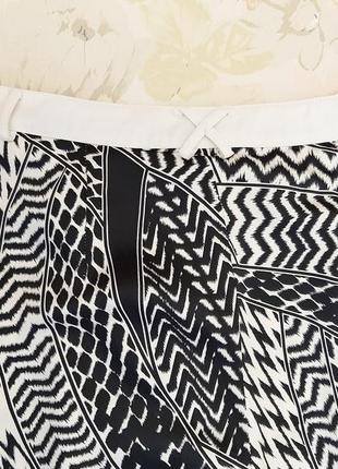 Штани штани літні жіночі чорні-білі шовковисті на підкладці sugar lips7 фото
