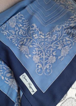 Винтажный шёлковый платок creation rupong7 фото