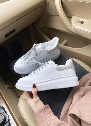 Кросівки alexander mcqueen white(lux) кроссовки