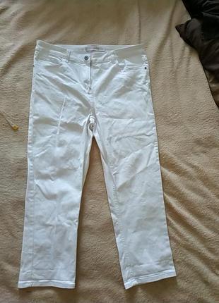 Капри белые, идеальное состояние, р 12-14