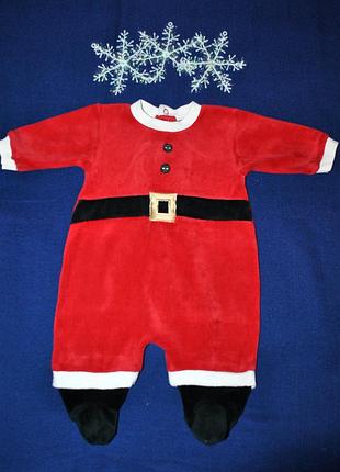 Человечек санта от mothercare для малыша 0-1 месяц